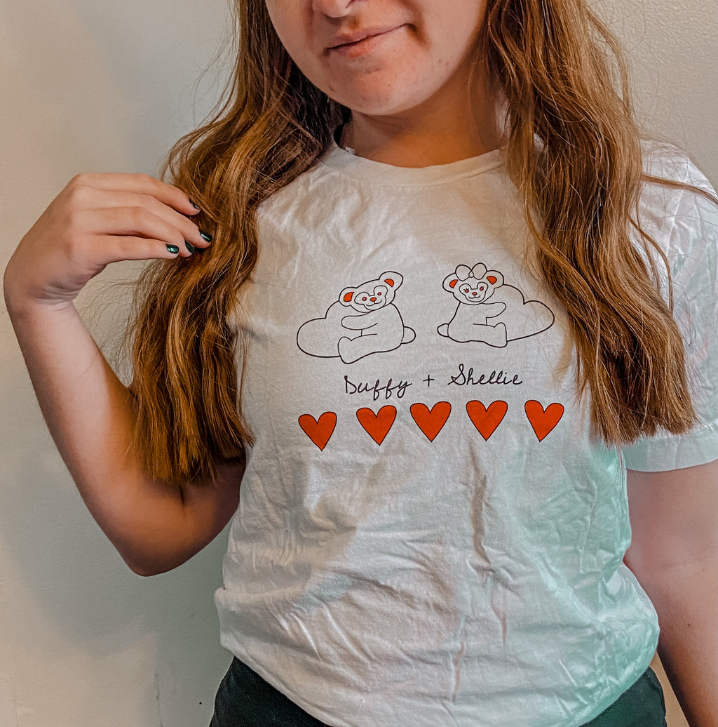 Duffy and Shellie Mae Valentines tee SAMPLE