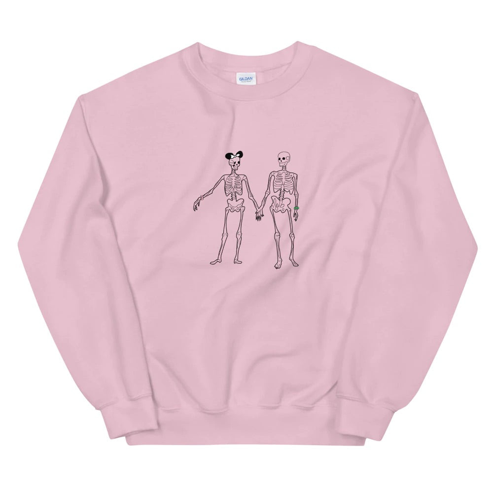 Skeleton Couple Sweatshirt SAMPLE
