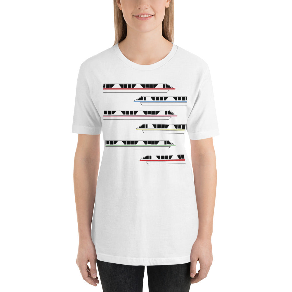 Monorail Short-Sleeve Unisex T-Shirt – Park Princess Co