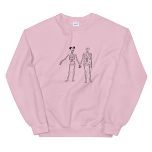 Skeleton Couple at the Kingdom Unisex Sweatshirt
