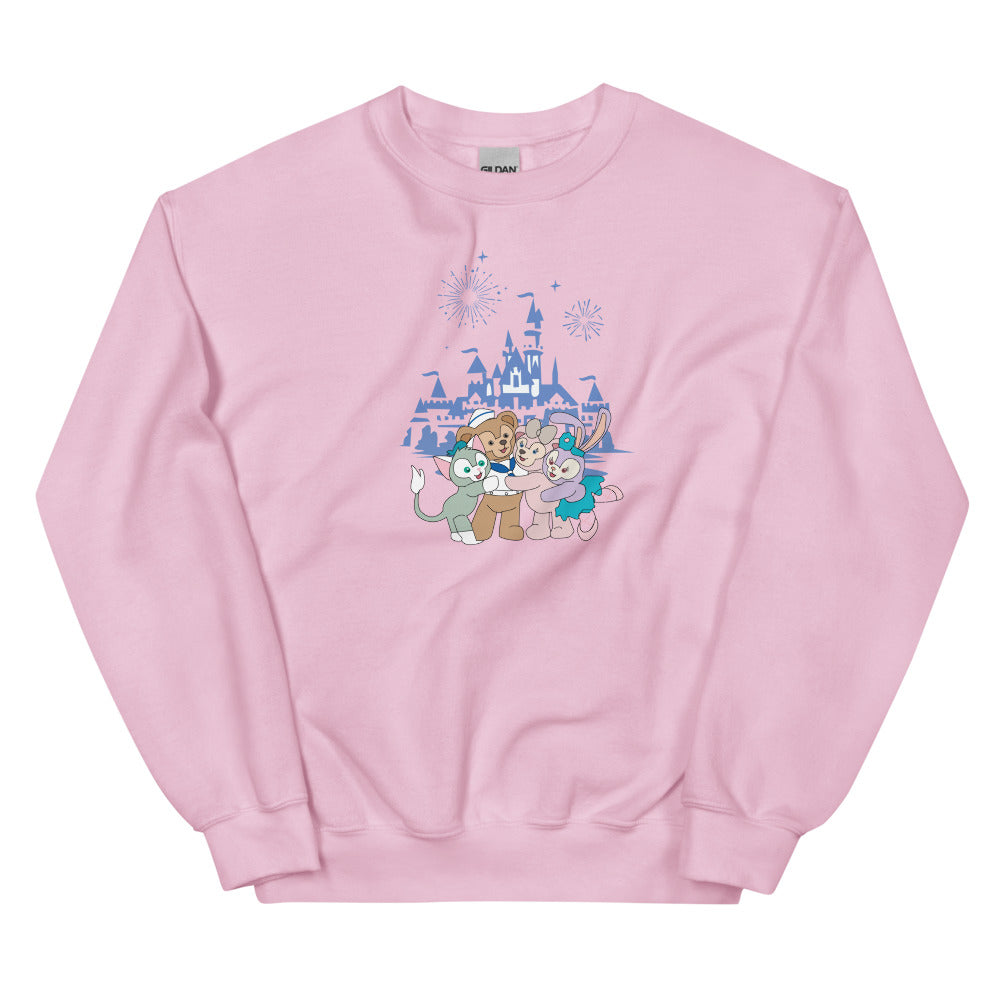 Duffy and Friends at the Castle Unisex Sweatshirt