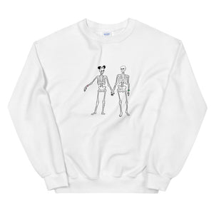 Skeleton Couple at the Kingdom Unisex Sweatshirt