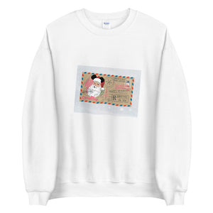 Santa Postcard Unisex Sweatshirt
