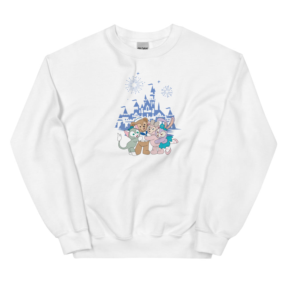 Duffy and Friends at the Castle Unisex Sweatshirt