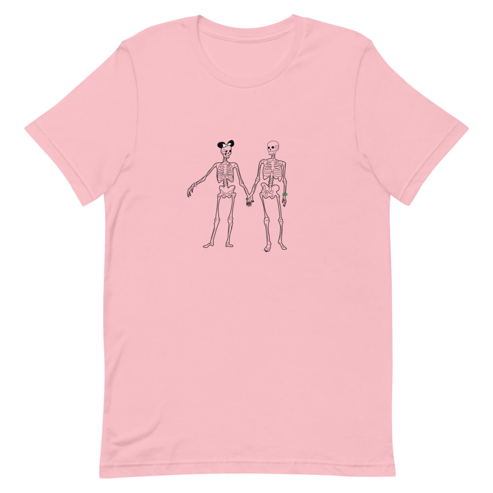 Skeleton Couple at the Kingdom Short-Sleeve Unisex T-Shirt