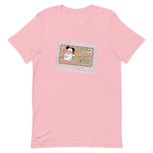 Santa Postcard Short-Sleeve Unisex T-Shirt