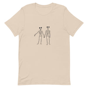 Skeleton Couple at the Kingdom (version 2) Short-Sleeve Unisex T-Shirt