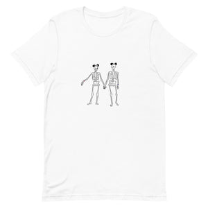 Skeleton Couple at the Kingdom (version 2) Short-Sleeve Unisex T-Shirt