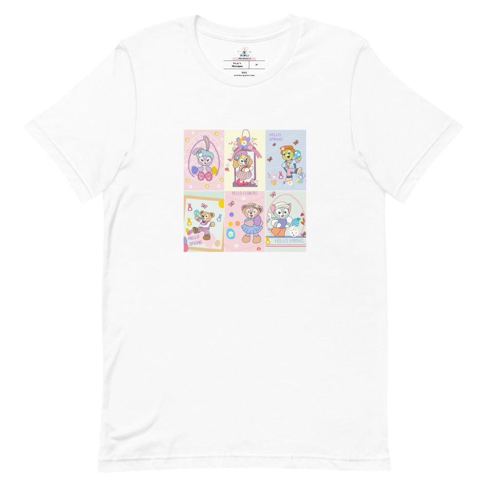 Duffy and Friends Celebrate Spring Short-sleeve unisex t-shirt